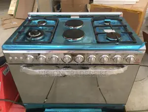 Eurochef 60*90cm 4 Gases+1 Electric Hotplate Standing Cooker