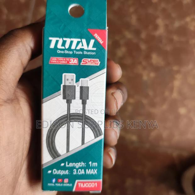Total USB Type-C Cable, USB Charger Cable 1 Metre - thumbnail 2
