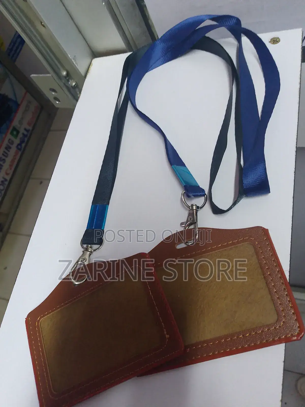 Leather Lanyards Neck Tags for Staffs, Employees Visitors ID