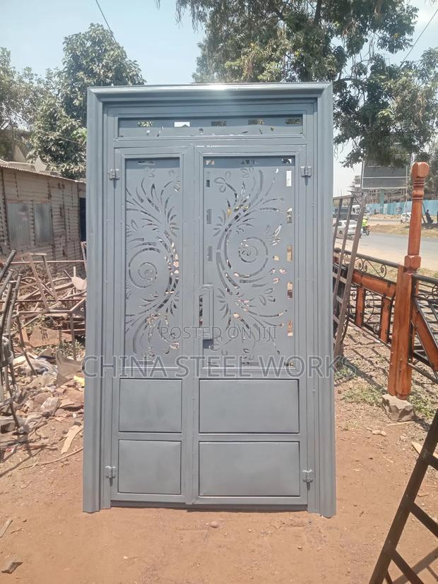 Latest Laser Cut Metalic Door - main view