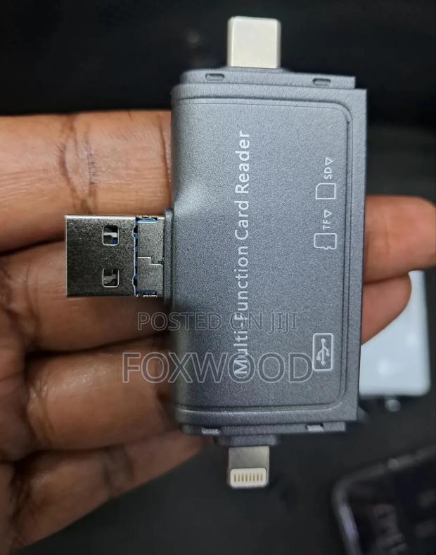 USB -C /USB-A/Lighting Card Reader - thumbnail 3