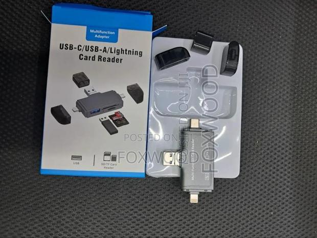 USB -C /USB-A/Lighting Card Reader - thumbnail 4