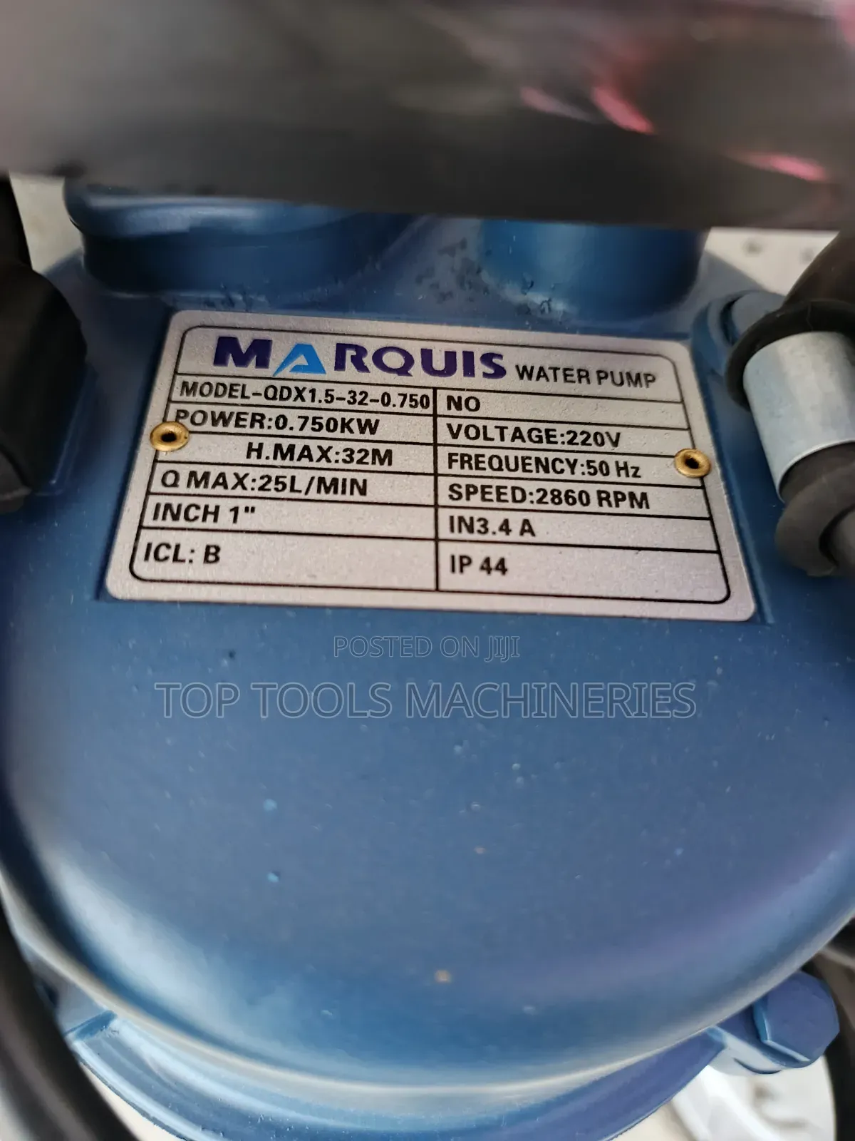 Marquis 1hp Submersible Pump 32m Head