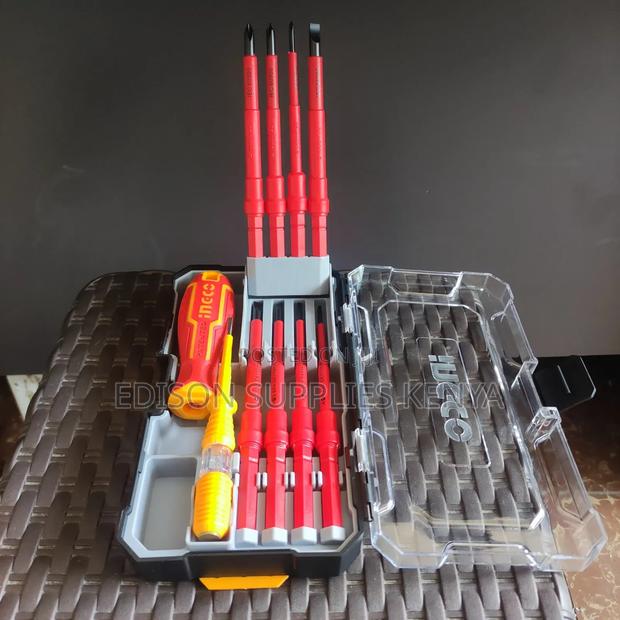 INGCO Insulated Screwdrivers Set 10pcs Interchangeable Set - thumbnail 5