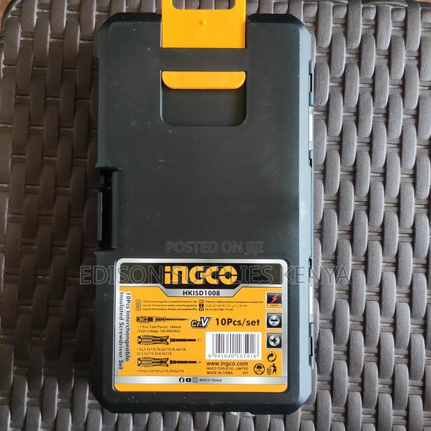 INGCO Insulated Screwdrivers Set 10pcs Interchangeable Set - thumbnail 6