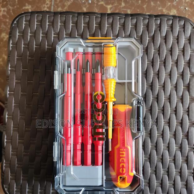 INGCO Insulated Screwdrivers Set 10pcs Interchangeable Set - thumbnail 4
