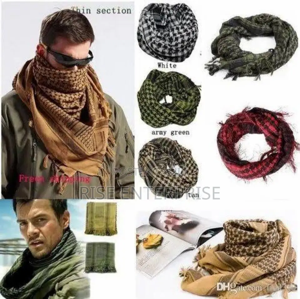 Tactical Arafat Stripped Scarves Unisex