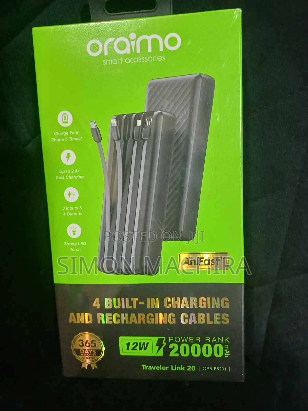 Oraimo Powerbank 20000mah