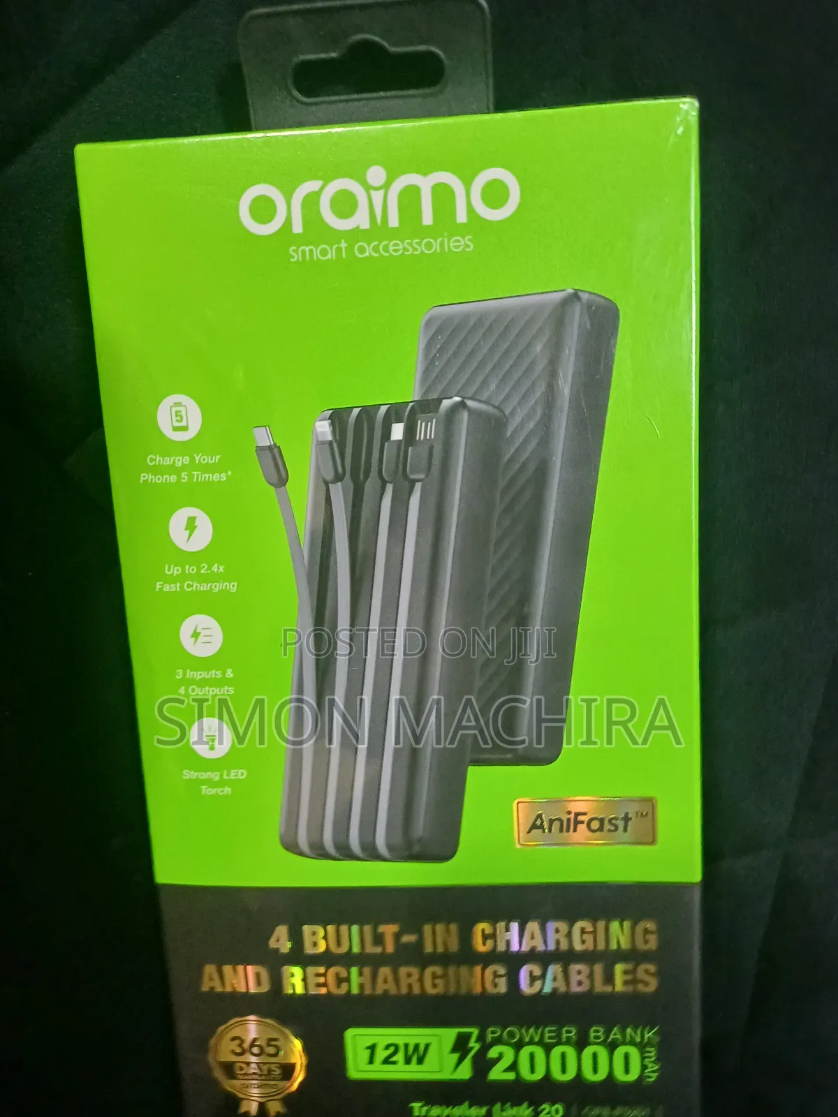 Best Quality Oraimo Power Bank 20000mah