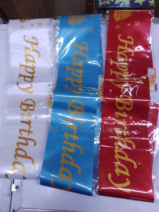 Happy Birthday Sashes - main view