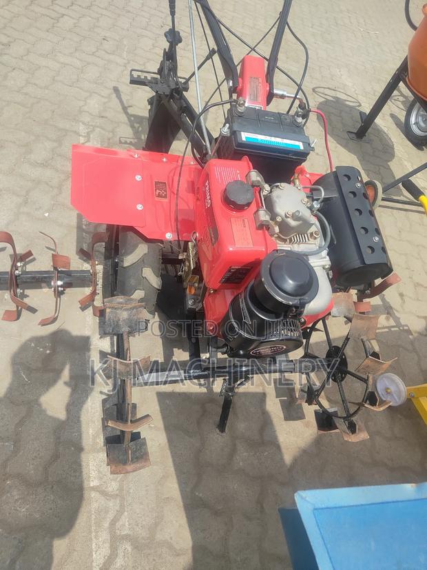 Slightly Used Affordable Power Tiller 16hp Air Cooled Engine - thumbnail 3
