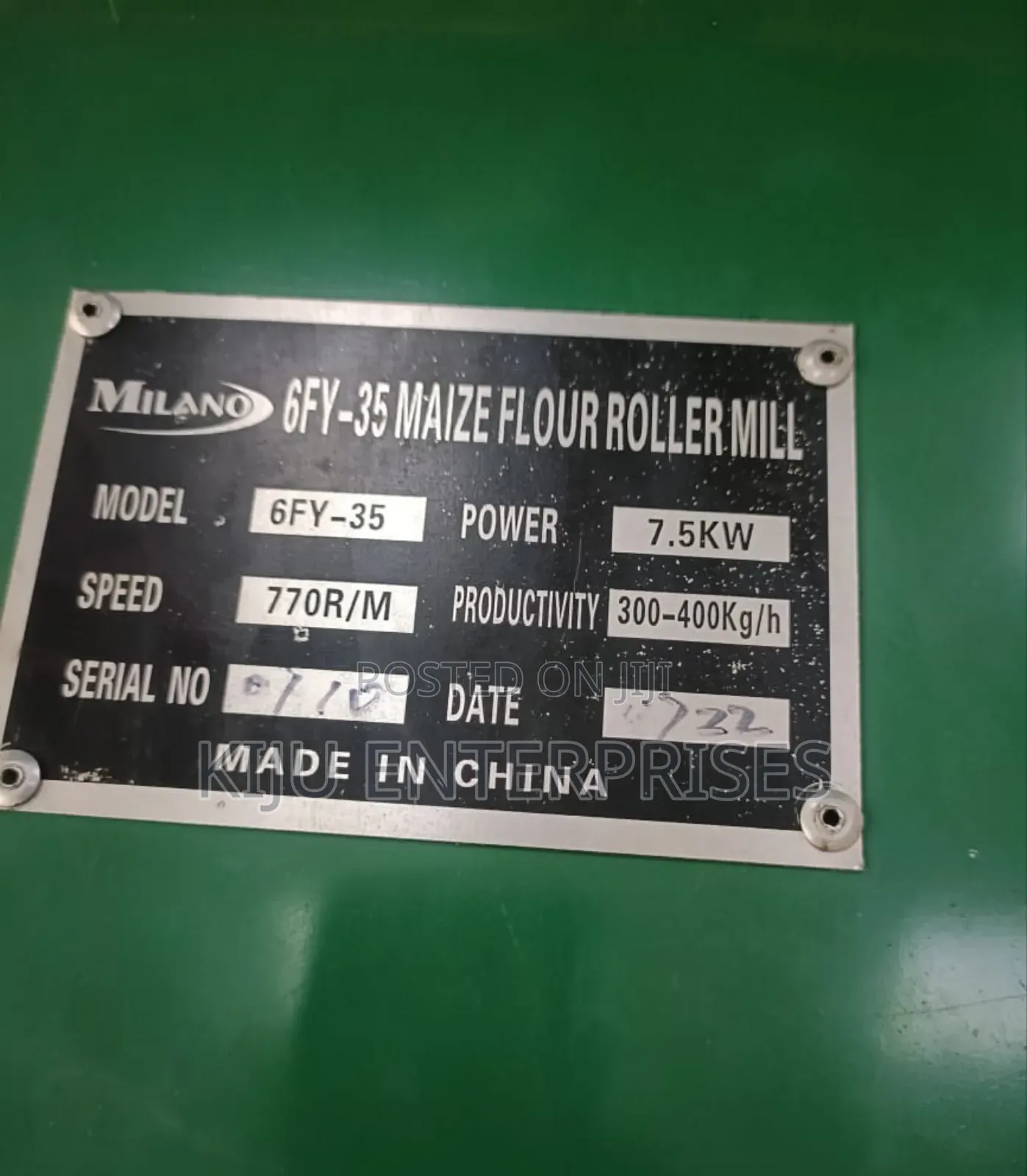 6fy 35 Roller Mill Available Now