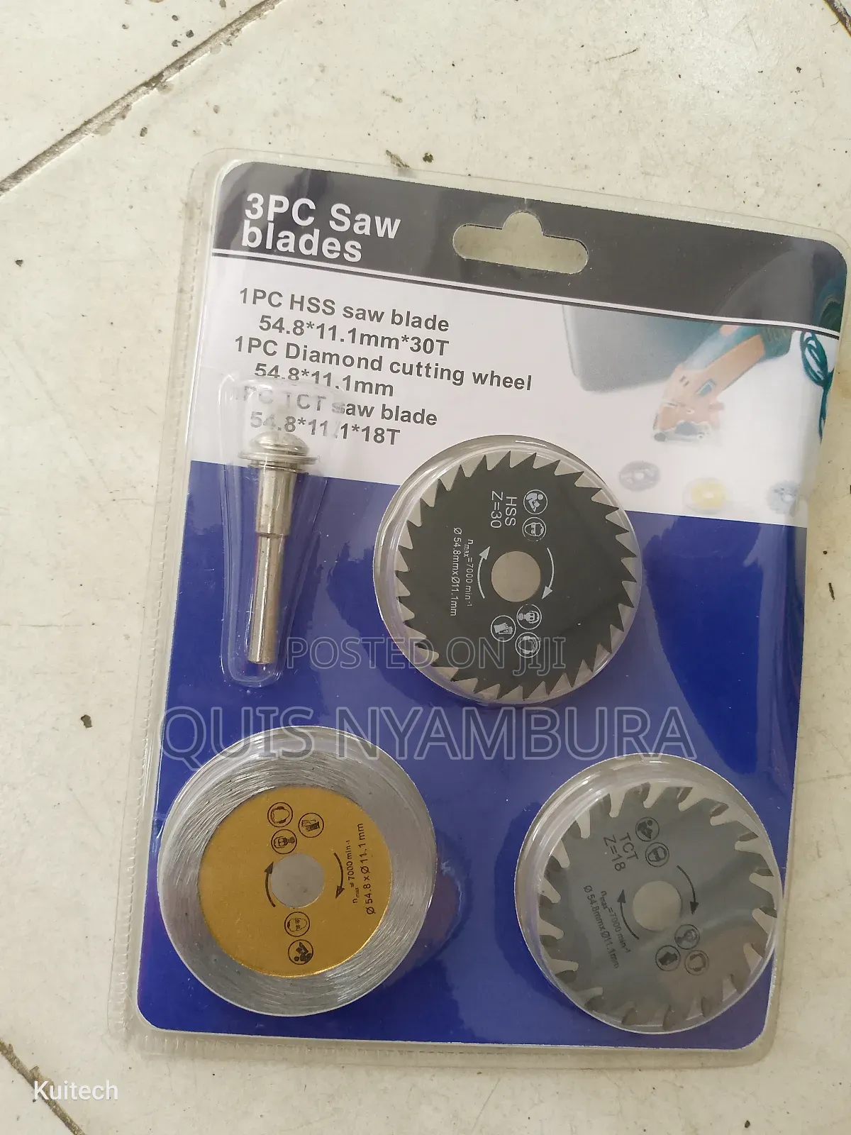 3pc Saw Blade, Cutting Wheel Disc