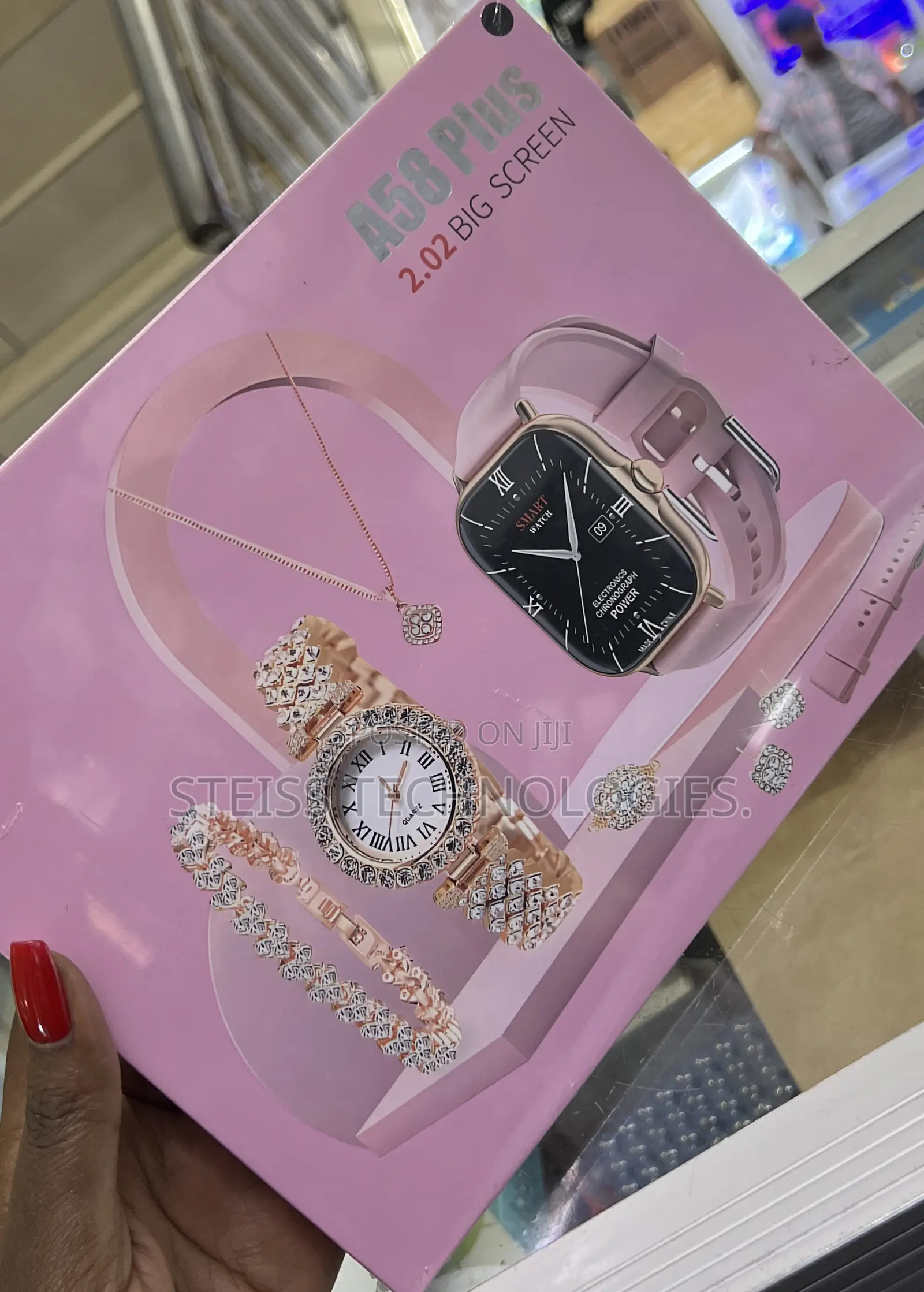 A58 Plus Big Screen Smartwatch.