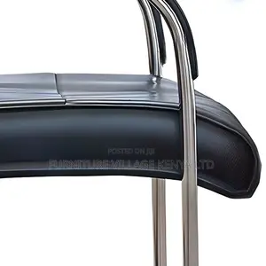 Executive High-Back Leather Office Guest Chair