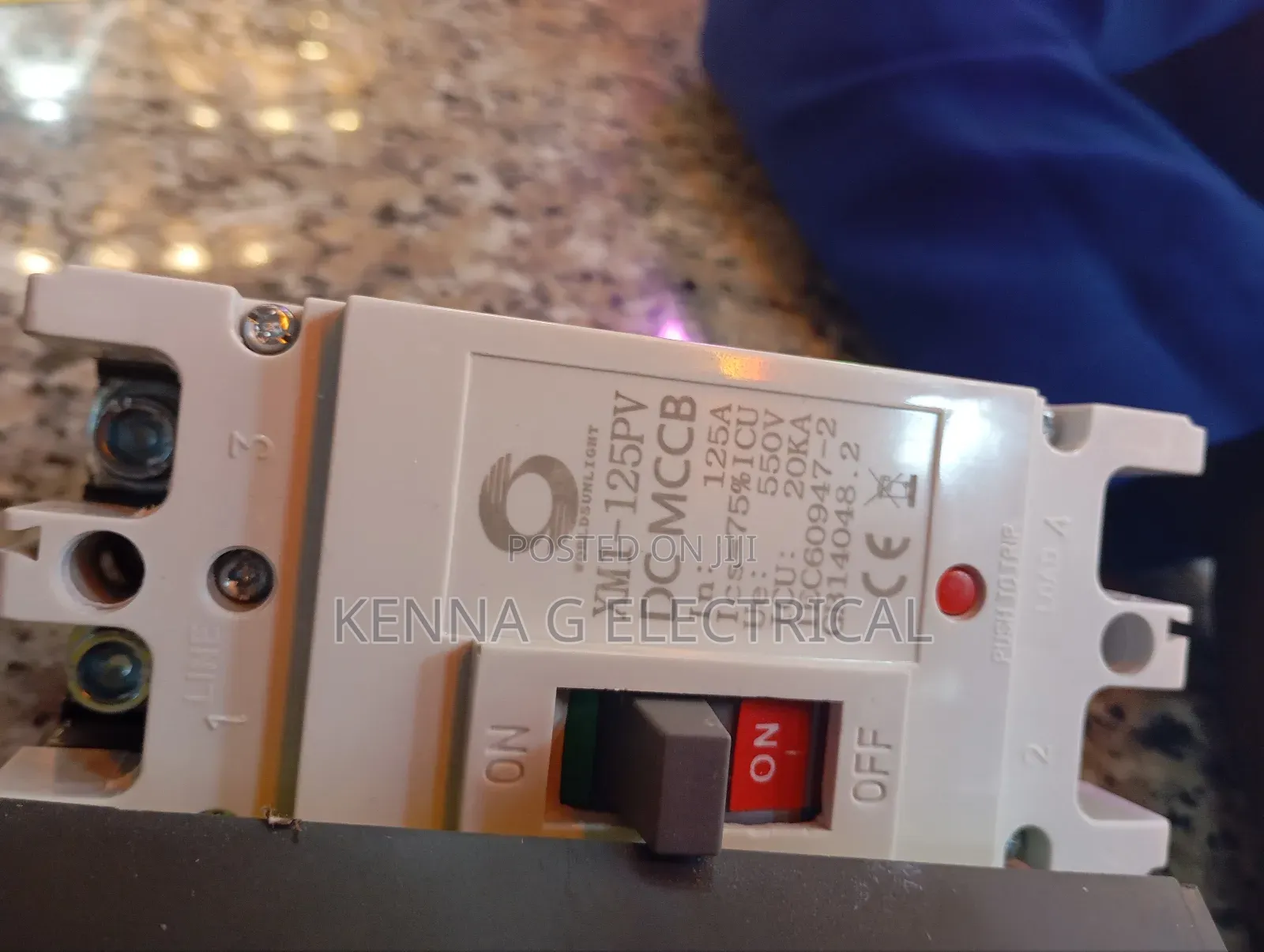 Worldsunlight DC McCb 2P 550V 125A