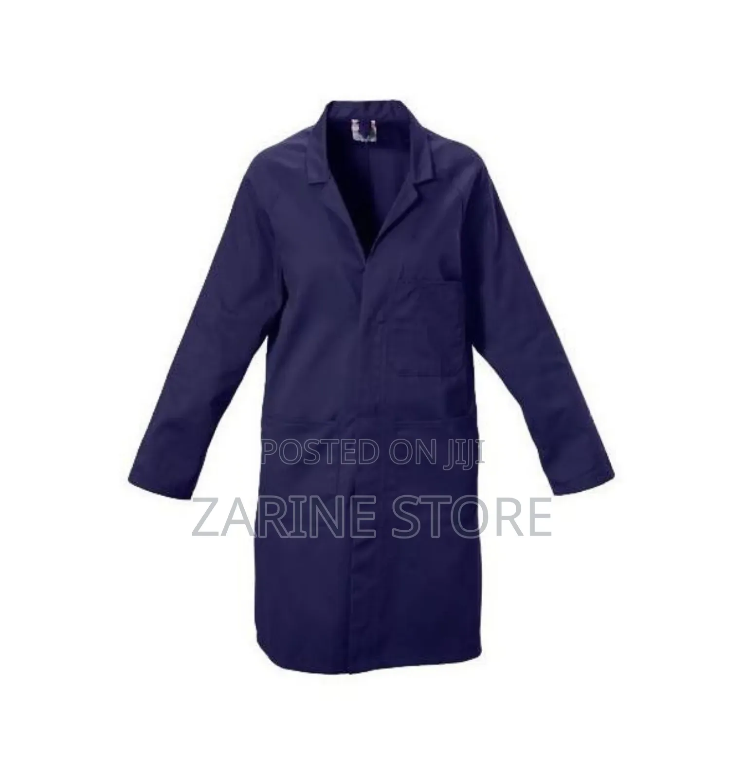 Navy Blue Dust Coat Medium Size