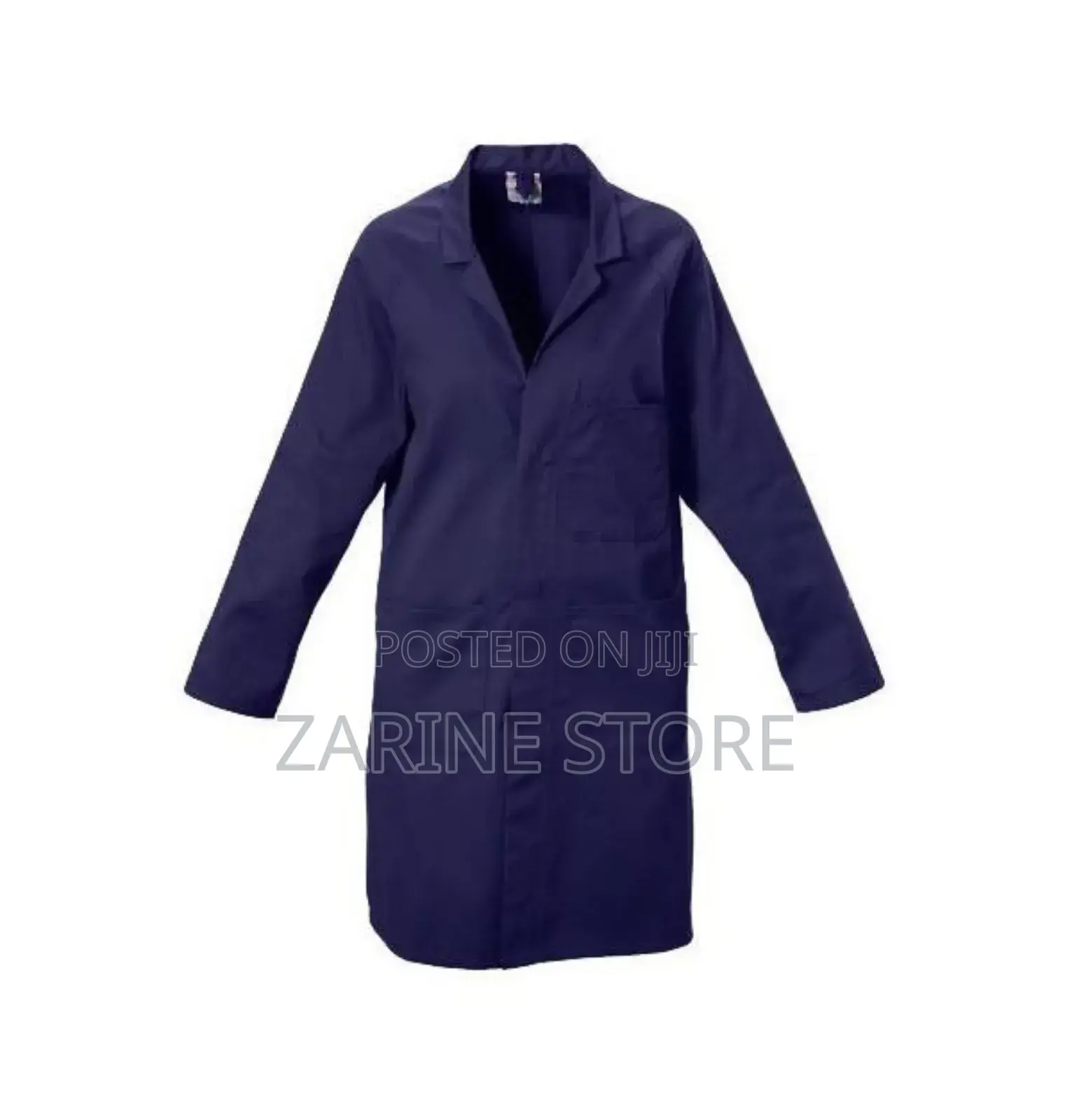 Navy Blue Dust Coat Medium Size