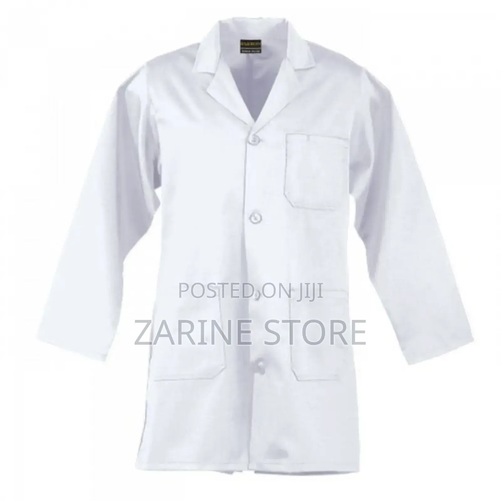 Pure Cotton White Dust Coat XL, Large, Medium and Small Size