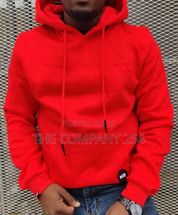 Quality Unisex Plain All Weather Cotton Hoodies Sweaters - thumbnail 3