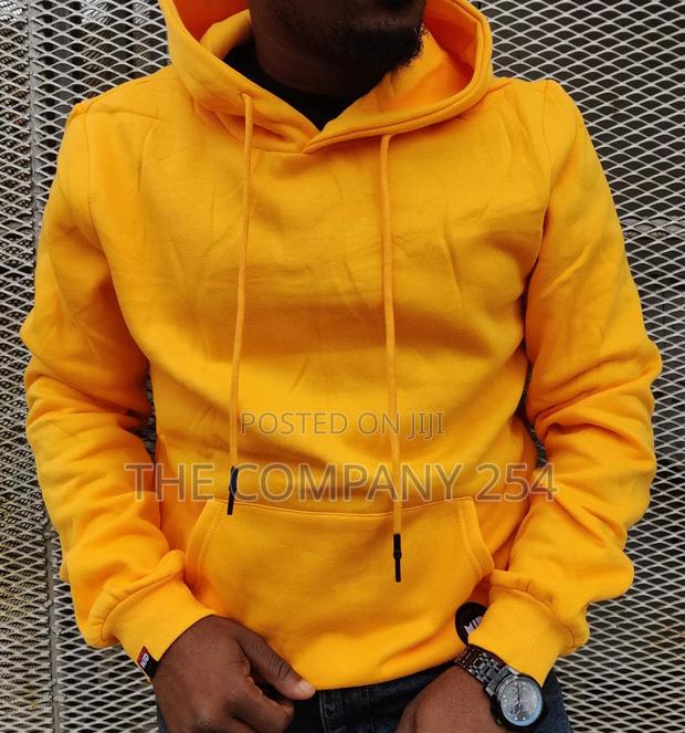 Quality Unisex Plain All Weather Cotton Hoodies Sweaters - thumbnail 4