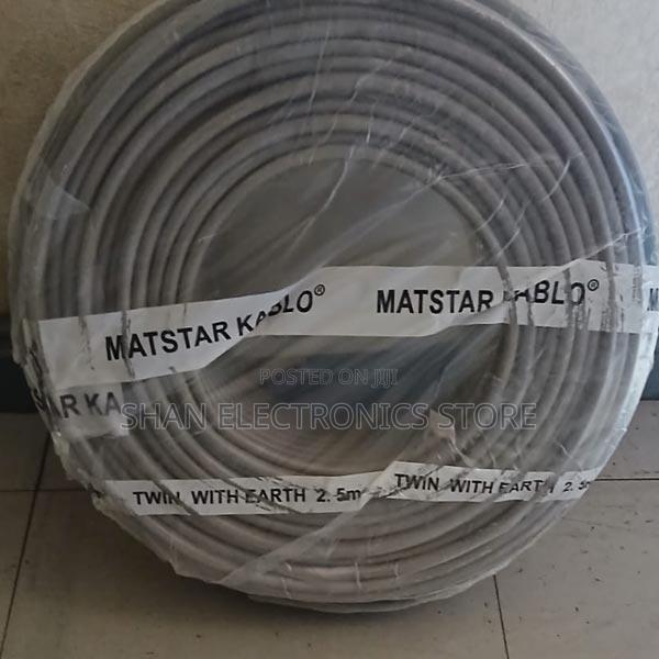 “Mattstar 2.5 Twin With Earth Cable.”Electrical Cable