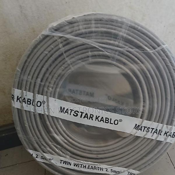 Flat Twin and Earth Wire Cable - 2.5mm