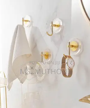 4pc Beautiful Acrylic Strong Hooks