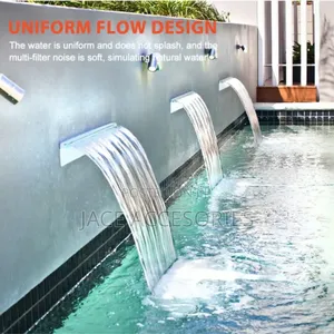Water Cascade Waterblade Swimming Pool