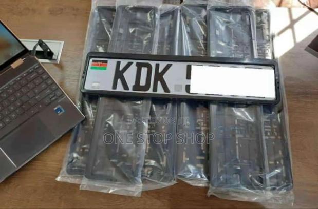 Plastic Plates Mounts Front,/Rear Set