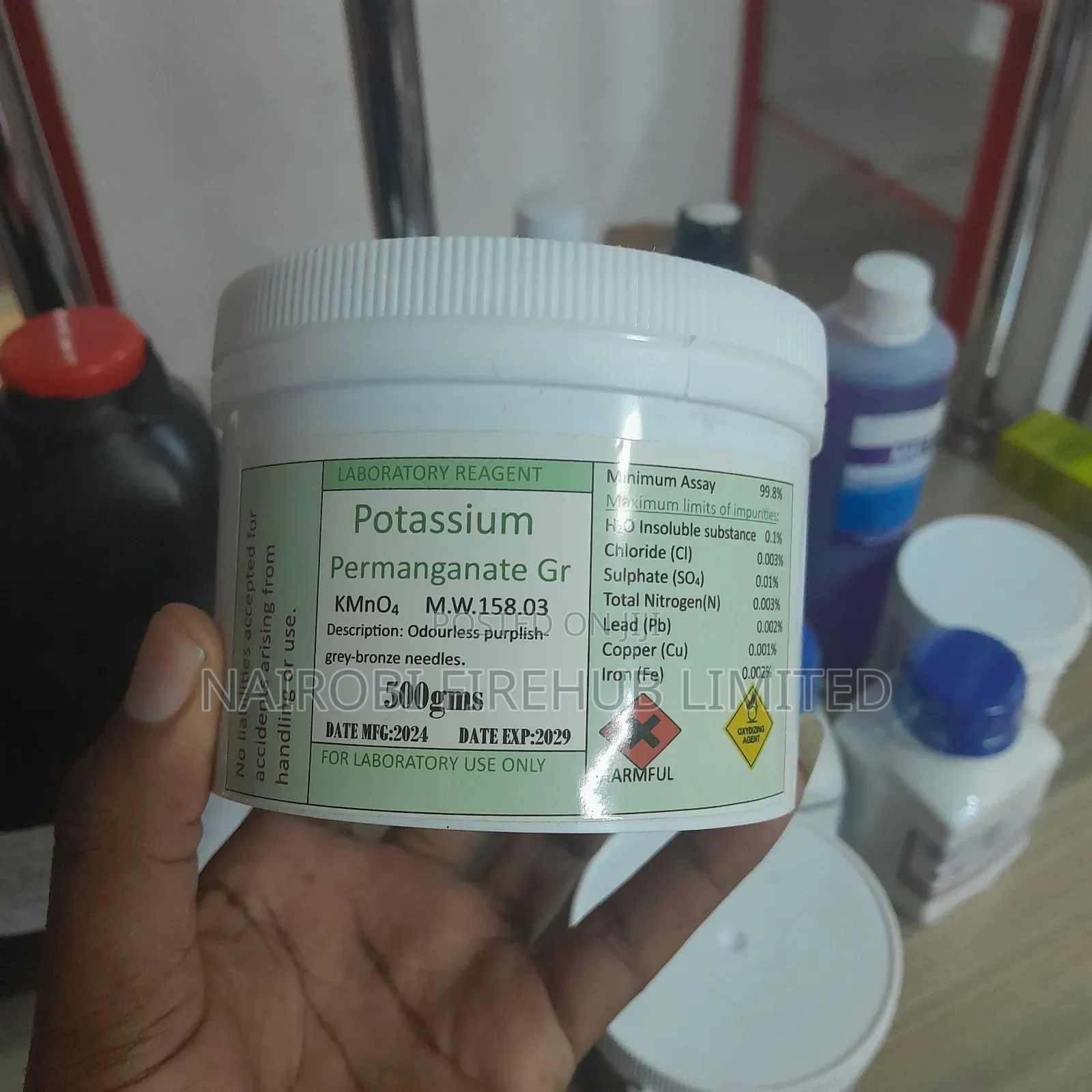 School Laboratory Chemicals