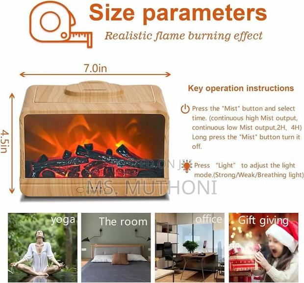 Flame Fire Aromatherapy Diffuser / - thumbnail 6