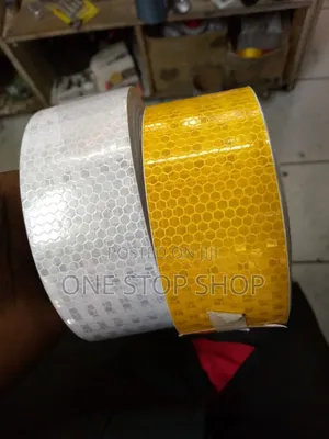 25meters White Or Yellow Plain Reflective Tape