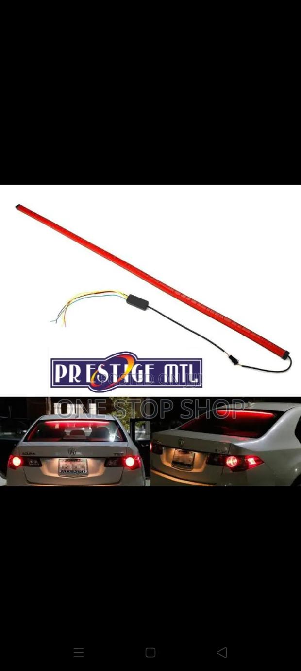 Boot Windscreen 3rd Brake Light Strip With Indicator Light - main view