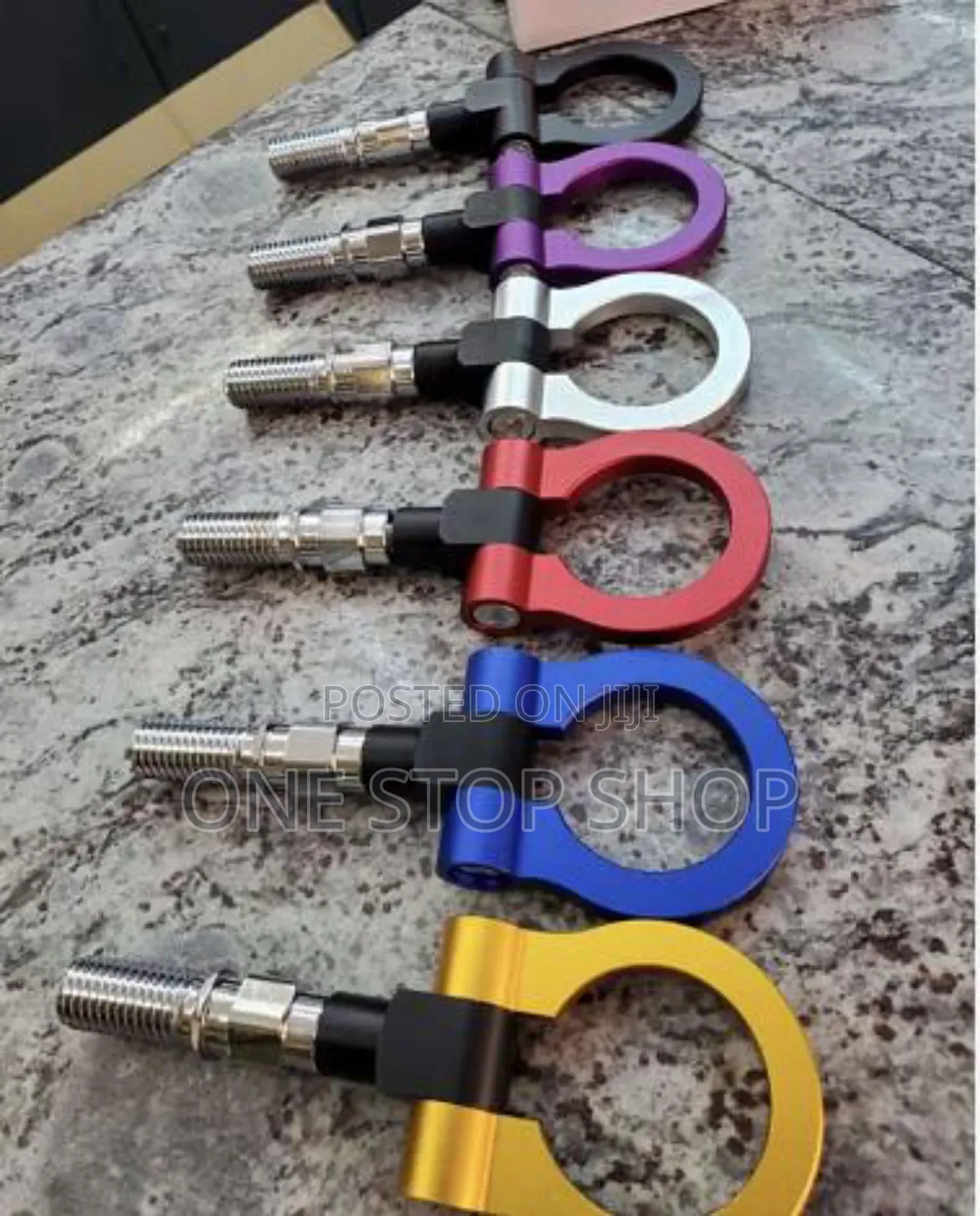 Metallic Colored Tow Hook