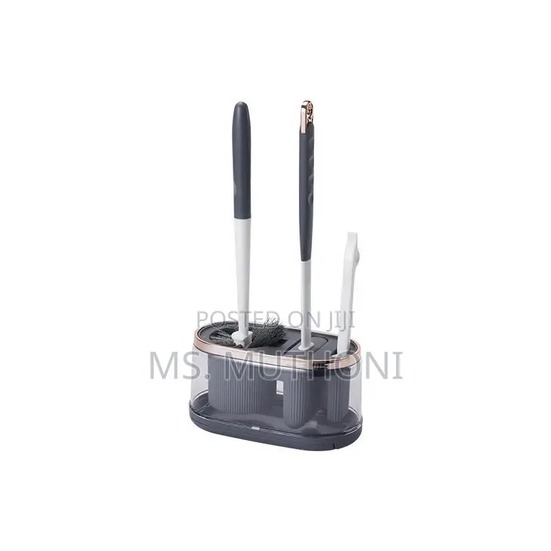 Premium 5 in 1 Cleaning Toilet Brushes and Drying Holder