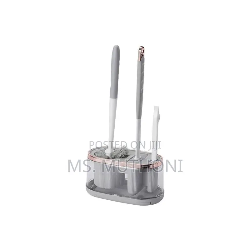 Premium 5 in 1 Cleaning Toilet Brushes and Drying Holder