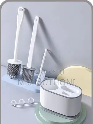 Premium 5 in 1 Cleaning Toilet Brushes and Drying Holder