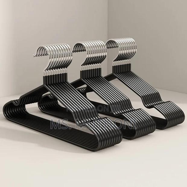 *10pcs/Set Anti-Slip Quality Hanger* Black,White Grey - thumbnail 2