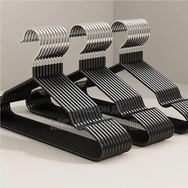 *10pcs/Set Anti-Slip Quality Hanger* Black,White Grey - thumbnail 3