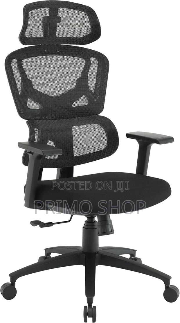 Office Seat, Manager's Office Chair With Adjustable Arms - thumbnail 2
