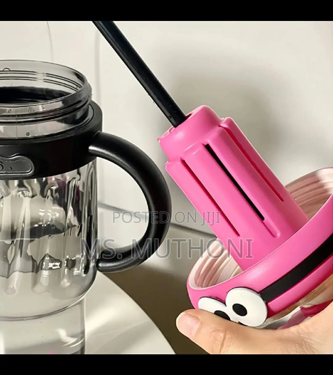Ice-Cream Cup/Milkshake Cup With Infuser Straw