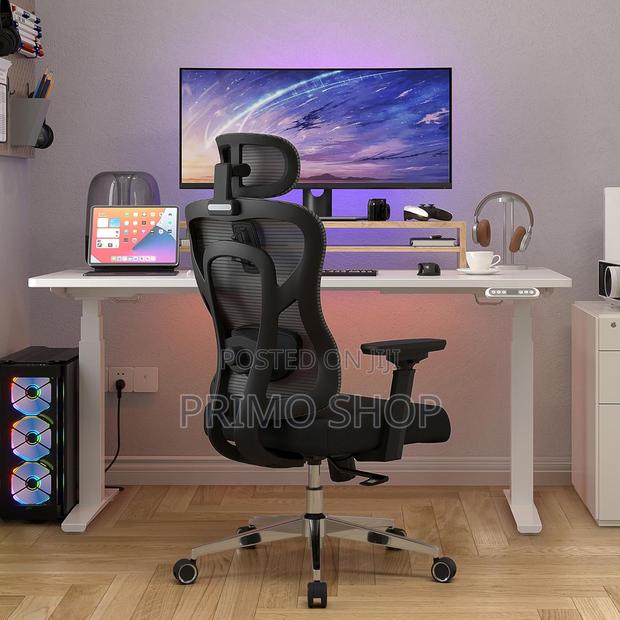 Office Seat, High Back Desk Chair With 3D Armrests - thumbnail 8