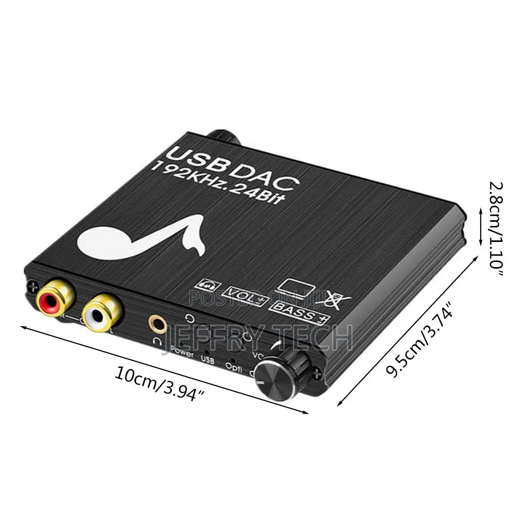 Digital to Analog Audio Converter USB Sound Card Digital Aud