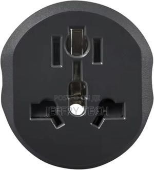 Travel Plug Adapter Converter, White and Black - thumbnail 2