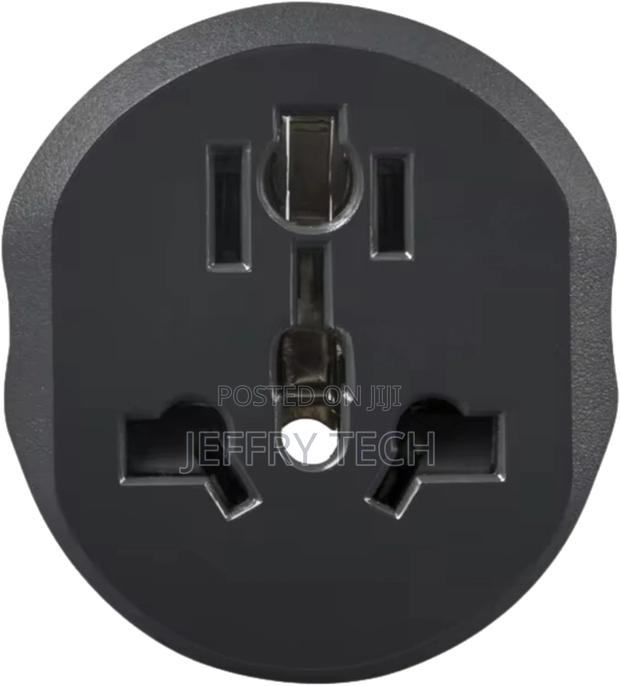 Travel Plug Adapter Converter, White and Black - main view