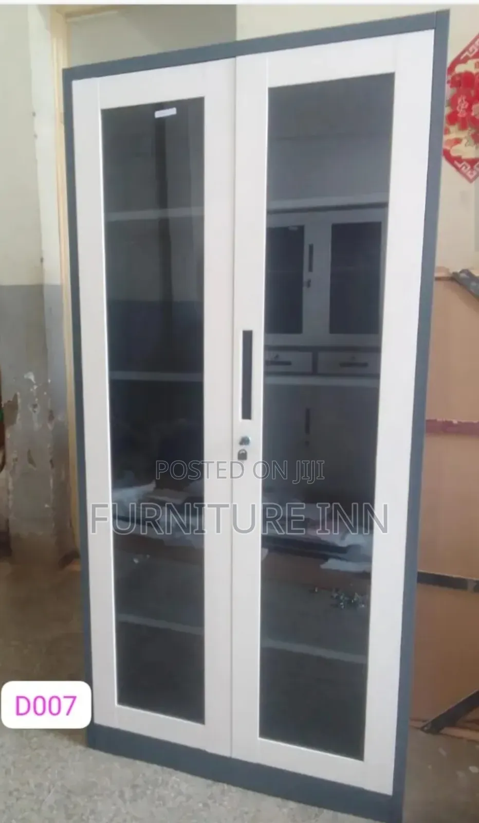 Full Glass File Cabinet