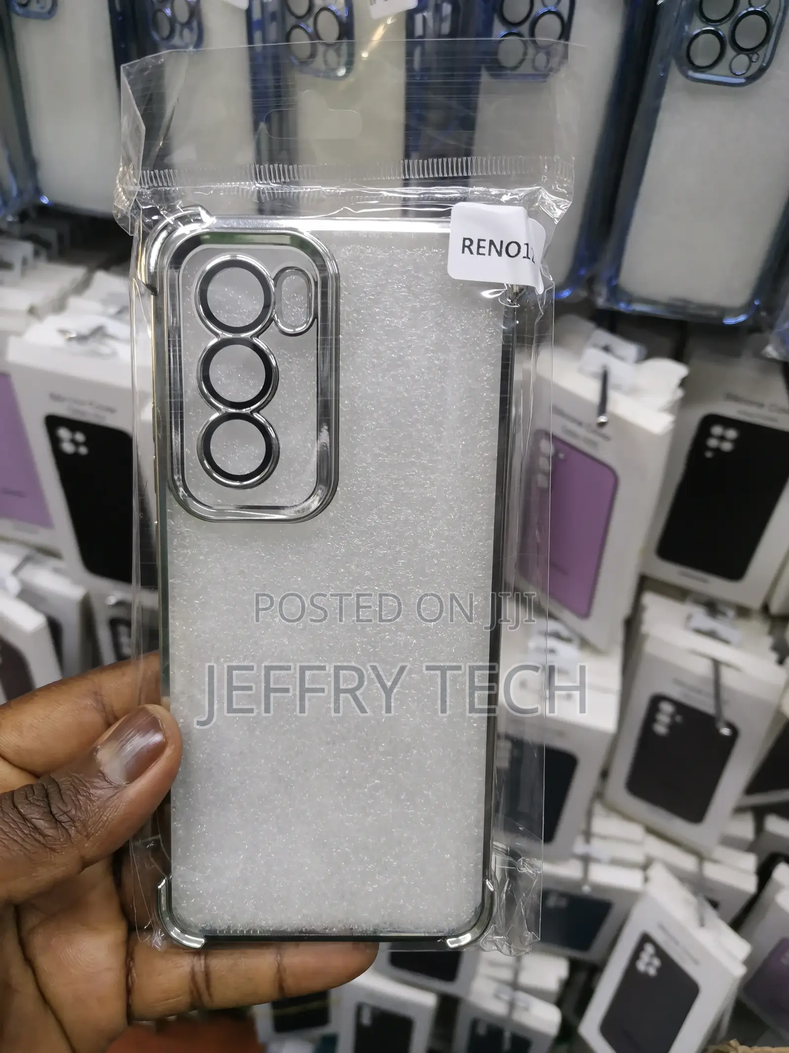 OPPO Reno 11 Stylish Transparent PC Hard Back Cover