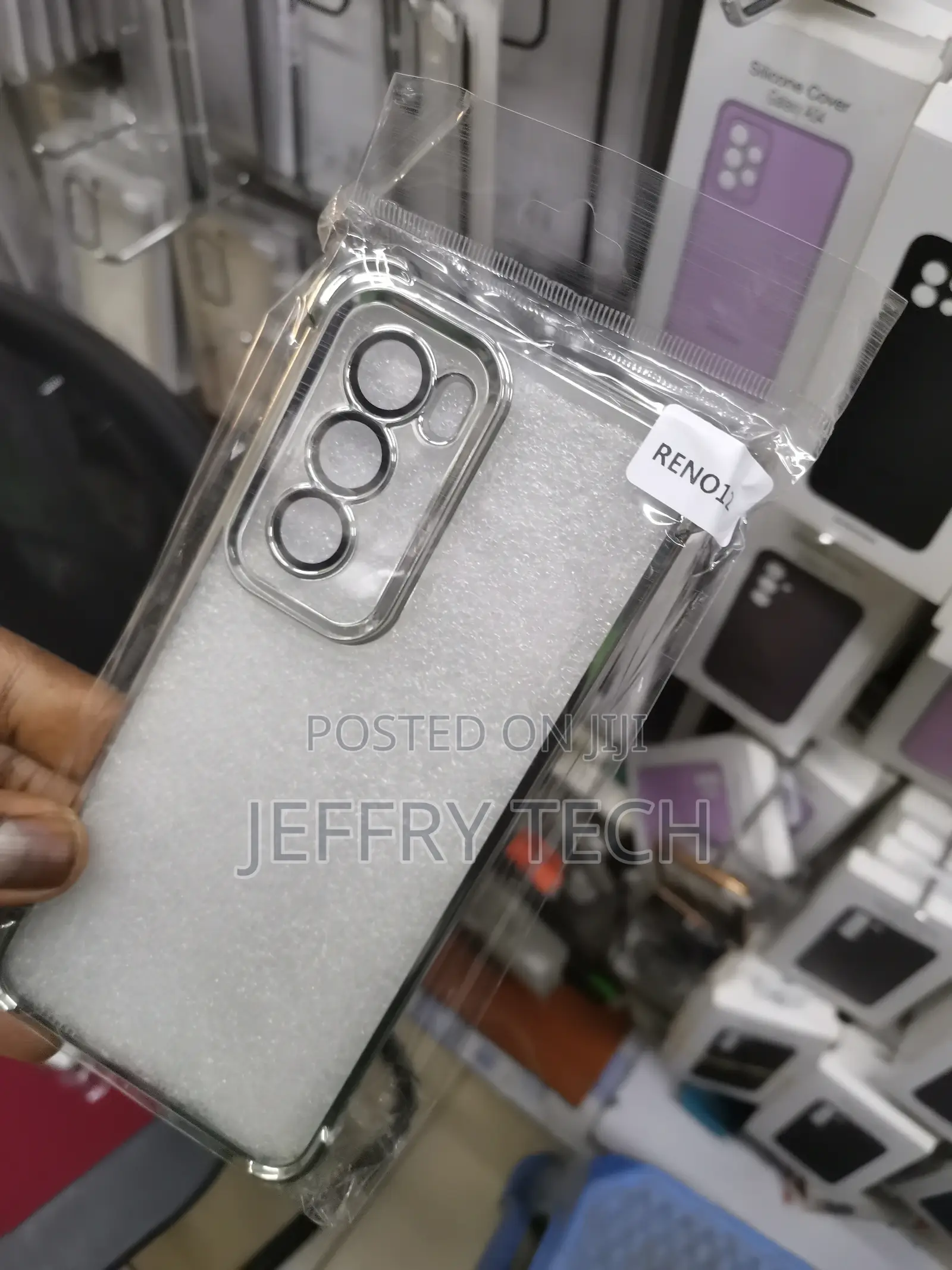 OPPO Reno 12 Original Transparent Back Cover TRANZO