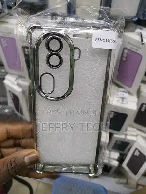 Oppo Reno 11 5g Transparent With Camera Lens Protection Blac